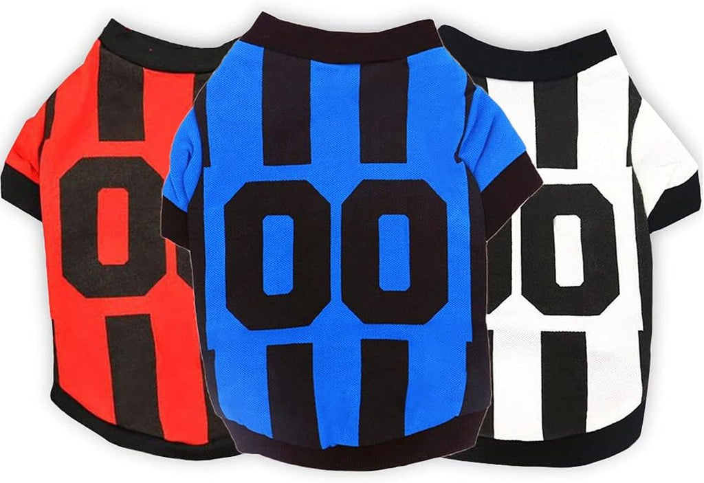 3 Piece Pet Dog Clothes for Small Dogs Girl Boy Puppy Shirt Male Female Outfits  Cat Clothing Apparel for Teacup Rench Bulldog Yorkie Breed (XS)