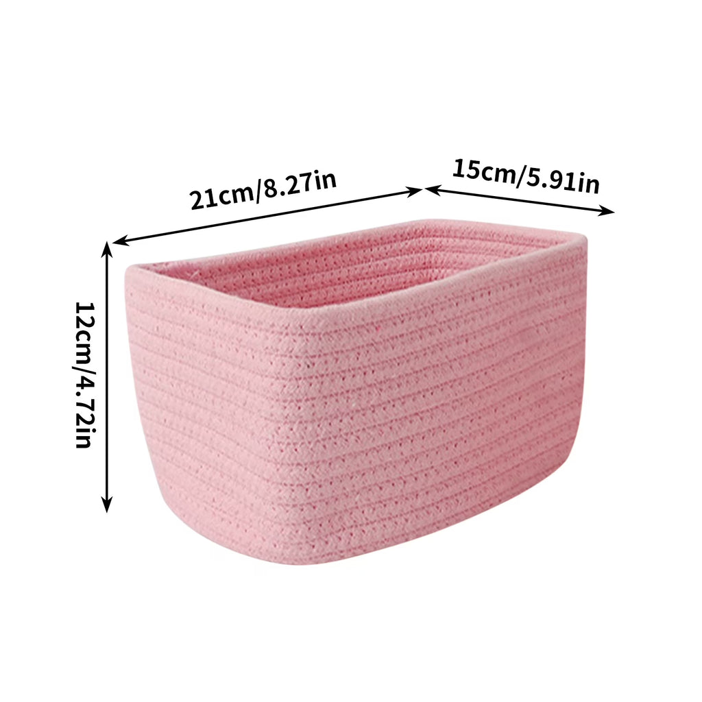 School Storage & Organization Large Capacity Cotton Rope Baskets Containers Container Home Decor, Gifts for Women