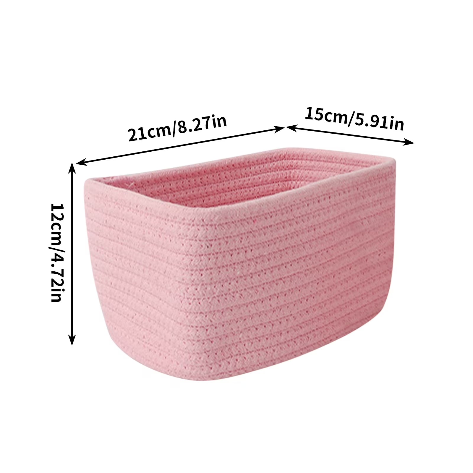 School Storage & Organization Large Capacity Cotton Rope Baskets Containers Container Home Decor, Gifts for Women